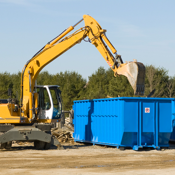 what size residential dumpster rentals are available in Elverson PA